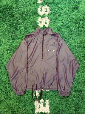 Pac Sun Fear Of God Essentials Half Zip Track Jacket Iridescent Size Medium